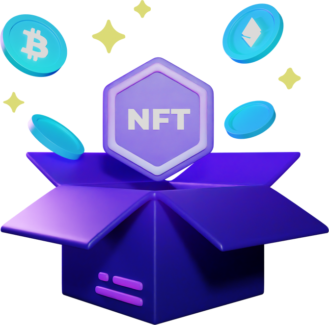 3D Giveway Box NFT Icon